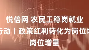 悦倍网 农民工稳岗就业在行动丨政策红利转化为岗位增量
